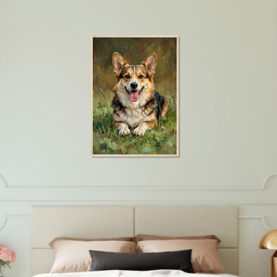 Custom Oil Painting Portrait — Framed Fine Art Print