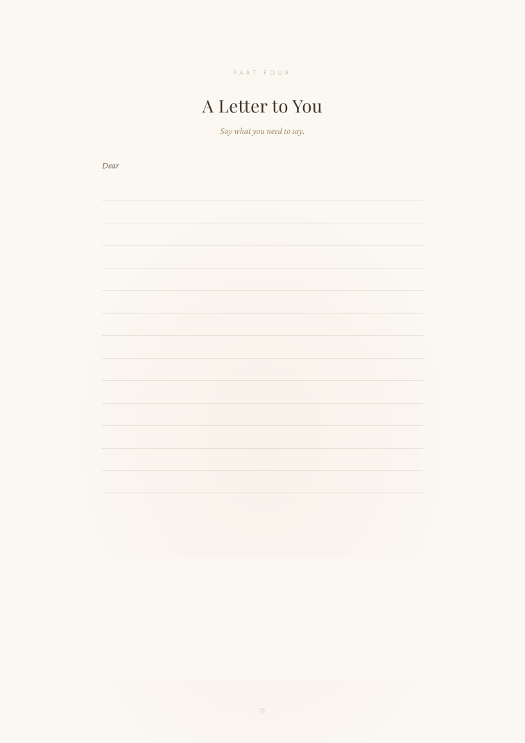 Pet Loss Grief Journal — "For the One Who Was My Whole World"