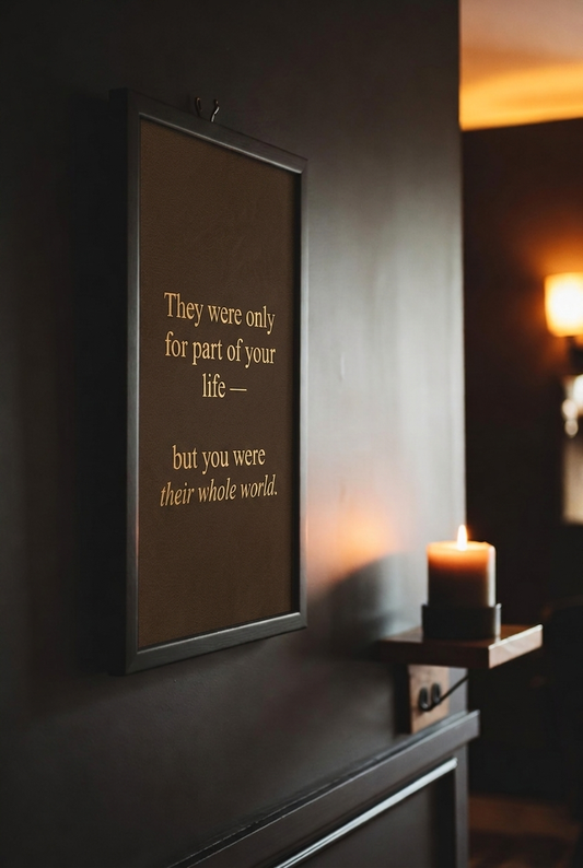 Memorial Quote Print — "You Were Their Whole World" | Digital Download